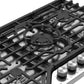 Cosmo Vista Collection 36-Inch Drop-In Gas Cooktop with 5 Sealed Burners, Wok Grate and Cast Iron Grates, Stainless Steel, COS-CTGV365SS