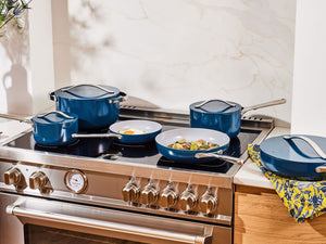 Caraway Deluxe Cookware Set in Navy