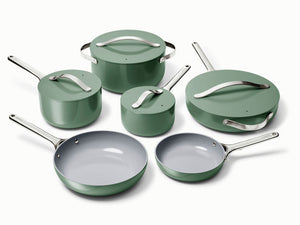 Caraway Deluxe Cookware Set in Sage