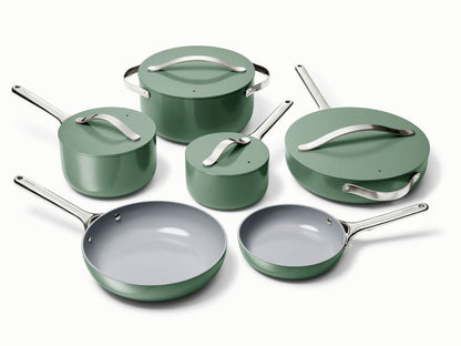 Caraway Deluxe Cookware Set in Sage