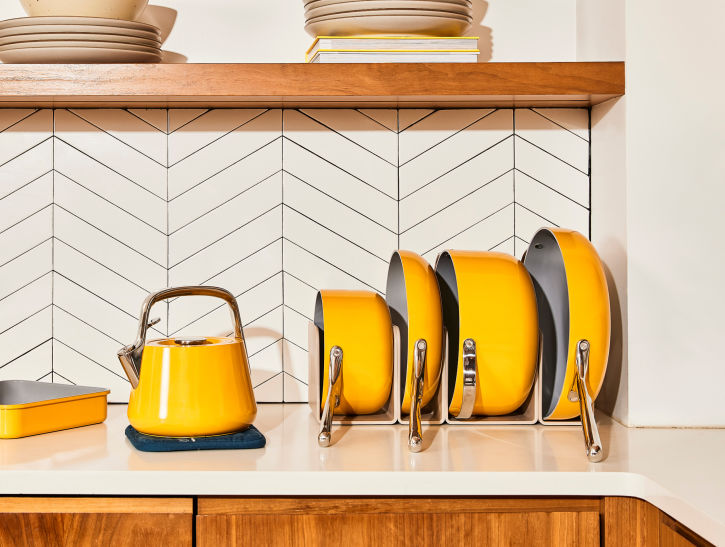 Caraway Deluxe Cookware Set in Marigold Premium Home Source