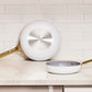 Caraway Fry Pan Duo in White with Gold Handles