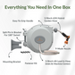 Retractable Garden Hose Reel-5/8 in-65ft