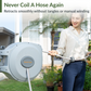 Retractable Garden Hose Reel-5/8 in-65ft