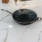 CXD PFAS Free Nonstick  Wok with Lid and Rack - 12.5" (32 cm), 5.3 QT (5 L)