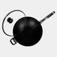 CXD PFAS Free Nonstick  Wok with Lid and Rack - 12.5" (32 cm), 5.3 QT (5 L)
