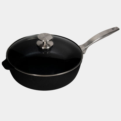 CXD PFAS Free Nonstick Saute Pan with Glass Lid