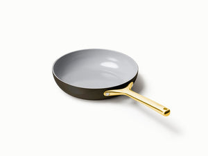 Caraway Fry Pan in Black with Gold Handle