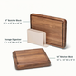 Caraway Prep & Serve Butcher Block Set