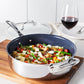 ZWILLING 4.5 Qt. Stainless Steel Ceramic Non-Stick Perfect Pan, Clad CFX Series