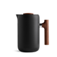 Fellow Clara French Press in Matte Black with Walnut Handle, 24oz