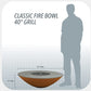 Arteflame Classic 40" Grill - Fire Pit Bowl With Cooktop, AFCL40CT.2