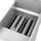 FORNO Commerciale Natural Gas Deep Fryer, 4 Burners, 120,000 BTU, 50lbs Oil Capacity, FCMGF0023