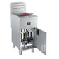 FORNO Commerciale Natural Gas Deep Fryer, 4 Burners, 120,000 BTU, 50lbs Oil Capacity, FCMGF0023