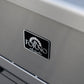 FORNO Commerciale Natural Gas Deep Fryer, 4 Burners, 120,000 BTU, 50lbs Oil Capacity, FCMGF0023