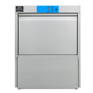 FORNO Commercial 25" Undercounter Dishwasher with 23L Tank Capacity, 3 Different Wash Cycles, High-Temperatures for Sanitation in Durable Stainless Steel, FCMDW0024
