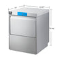 FORNO Commercial 25" Undercounter Dishwasher with 23L Tank Capacity, 3 Different Wash Cycles, High-Temperatures for Sanitation in Durable Stainless Steel, FCMDW0024