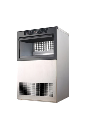 FORNO Commercial 18" Undercounter Ice Maker with 50kg (110 lbs) Daily Capacity, Air-Cooled, Built-In Filter and Dual Water Connection, FCMIM0017