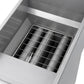 FORNO Commerciale Natural Gas Deep Fryer, 3 Burners, 90,000 BTU, 40lbs Oil Capacity, FCMGF0048