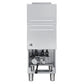 FORNO Commerciale Propane Gas Deep Fryer, 4 Burners, 120,000 BTU, 50lbs Oil Capacity, FCMGF0030