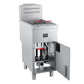 FORNO Commerciale Propane Gas Deep Fryer, 4 Burners, 120,000 BTU, 50lbs Oil Capacity, FCMGF0030