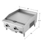 FORNO Commerciale 24" 2 Burner 60,000 BTU Gas Griddle, FCMGG0055-24