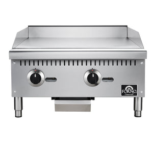 FORNO Commerciale 24" 2 Burner 60,000 BTU Gas Griddle, FCMGG0055-24