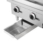 FORNO Commerciale 24" 2 Burner 60,000 BTU Gas Griddle, FCMGG0055-24