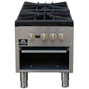 FORNO Commercial 18" Gas Stock Pot, 160,000 BTU, FCMSP0094-18