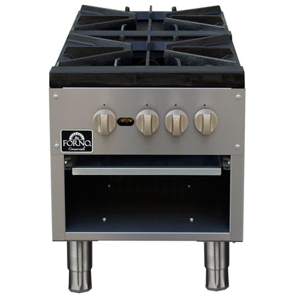FORNO Commercial 18" Gas Stock Pot, 160,000 BTU, FCMSP0094-18