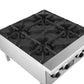 FORNO Commerciale 24" Gas Hot Plate, 4 Burners (100,000 BTU) with Cast Iron Grates and 430 Stainless Steel Body, FCMHP0079-24