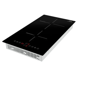 FORNO Parco 12" Touch Control Induction Cooktop with 2 Elements, FCTIN0583-12