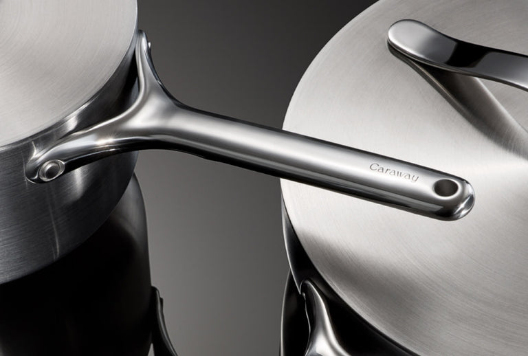 Caraway Mini Duo Cookware Set in Stainless Steel