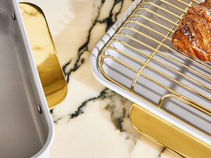 Caraway Cooling Rack in Glossy Gold