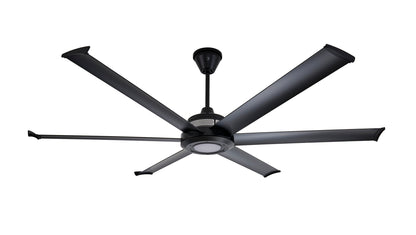 Big Ass Fans 72" Mammoth Ceiling Fan in Black with LED Light