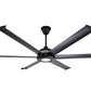 Big Ass Fans 72" Mammoth Ceiling Fan in Black with LED Light