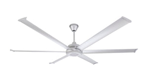 Big Ass Fans 84" Mammoth Ceiling Fan in Silver with LED Light