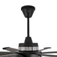 Big Ass Fans 72" Mammoth Ceiling Fan in Black with LED Light