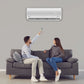 Pioneer® Diamante Essenza™ 35,000 BTU 230V High-Wall Mini Split System with 16 Ft. Kit
