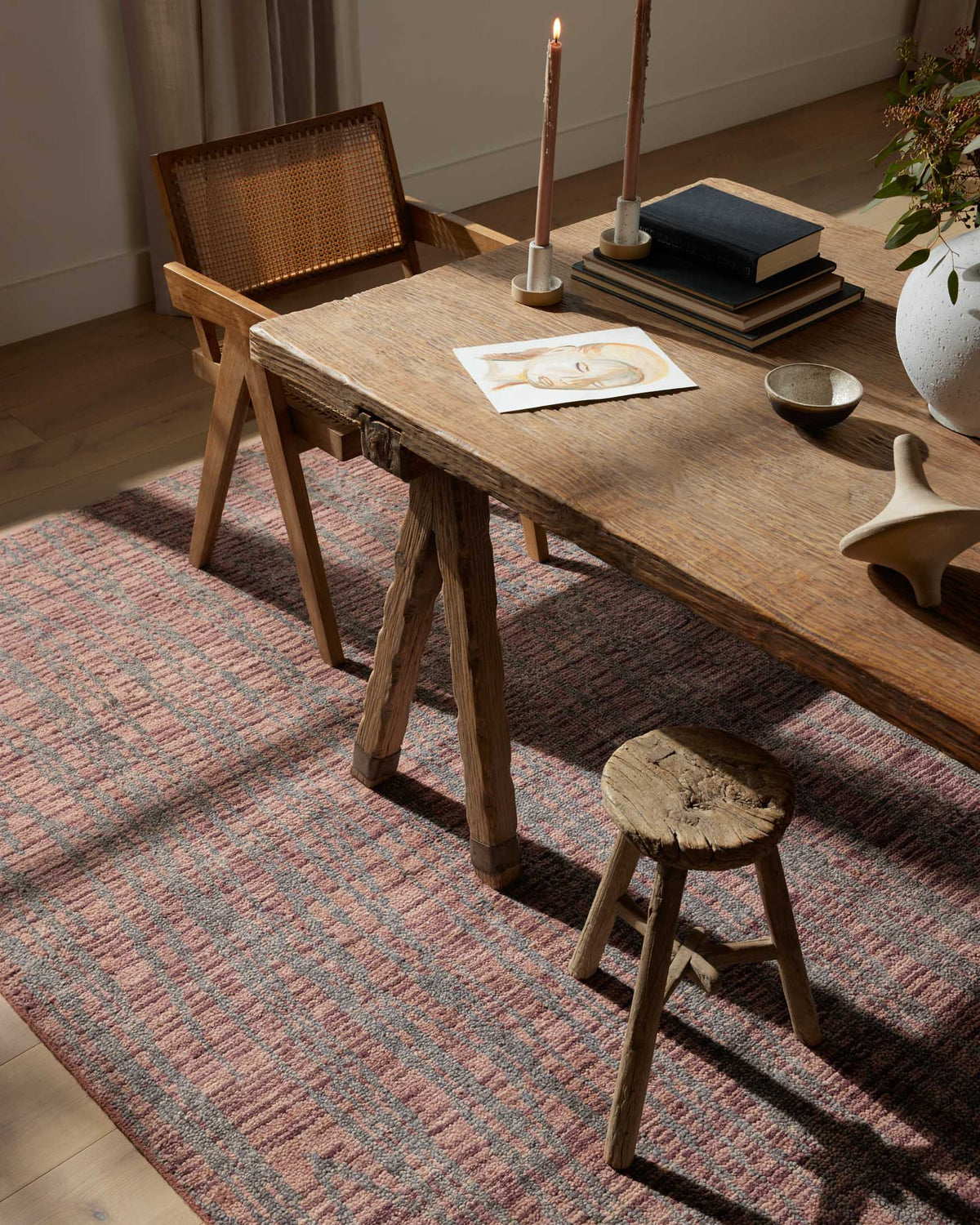 Loloi Daphne DAP-04 Raspberry / Silver area rug - image 3