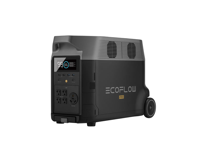 EcoFlow Package - DELTA Pro Portable Power Station (3600Wh) and 3 x Portable Solar Panel (400W)