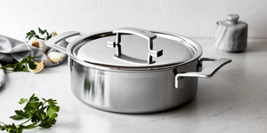 Demeyere 8 Qt. Stainless Steel Stock Pot, Industry Series