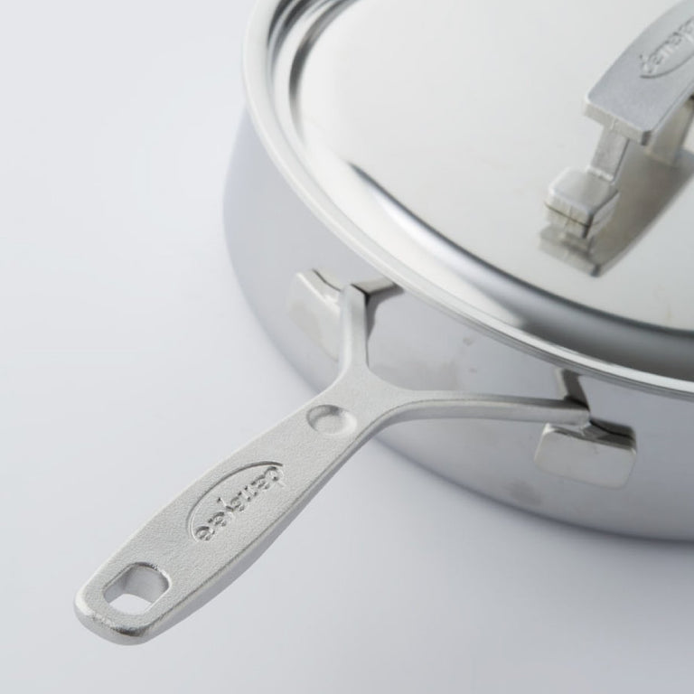 Demeyere 3 Qt. Stainless Steel Sauce Pan, Industry Series