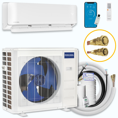 MRCOOL DIY® 5th Gen E Star 36,000 BTU Single Zone Mini Split Complete System with 25ft. Line Set 230V, DIY-36-HP-WM-230D25-O
