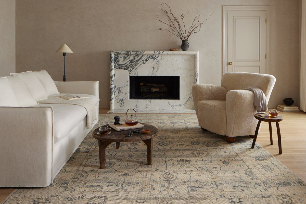 Loloi Dominic DOM-01 Dove / Denim area rug - image 3