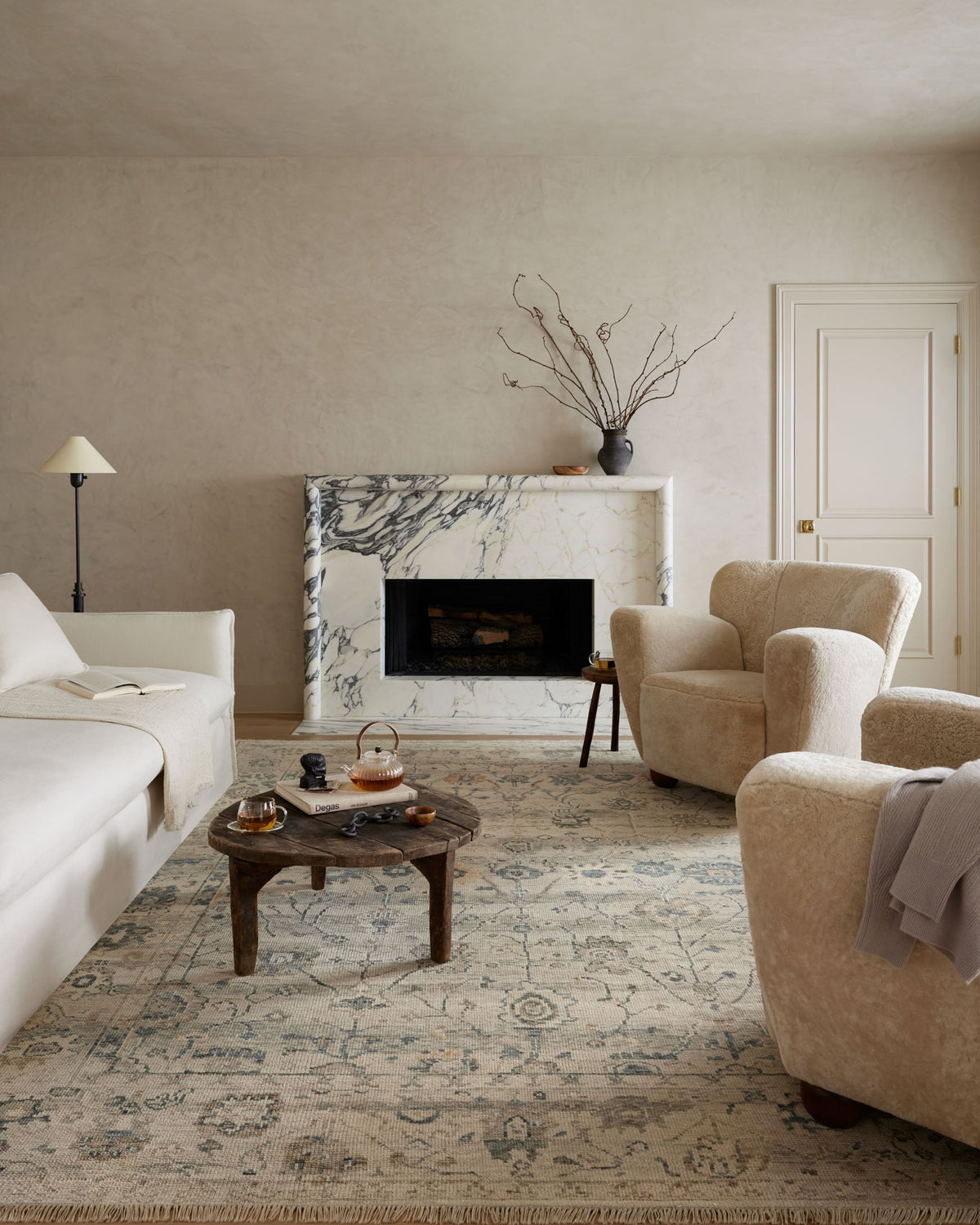 Loloi Dominic DOM-01 Dove / Denim area rug - image 2