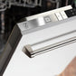 ZLINE Classic 24-Inch Top Control Built-In Dishwasher, White Matte Panel, Traditional Handle, 52 dBA, DW-WM-24