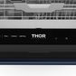 Gordon Ramsay by THOR Kitchen 24" Dishwasher in Matte Black with Navy Blue Accents, DW24X8BA00-BLU