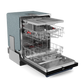 Gordon Ramsay by THOR Kitchen 24" Dishwasher in Matte Black with Navy Blue Accents, DW24X8BA00-BLU