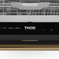 Gordon Ramsay by THOR Kitchen 24" Dishwasher in Matte Black with Bronze Accents, DW24X8BA00-BRZ